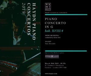 Joseph Haydn Piano Concerto in G